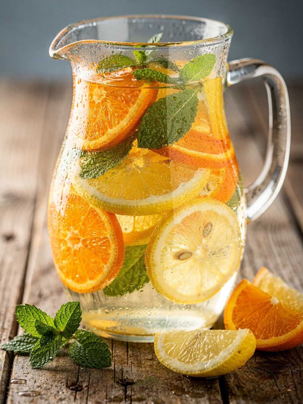 Água Aromatizada de Frutas Cítricas